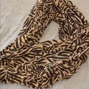 Zebra print H&M infinity scarf
